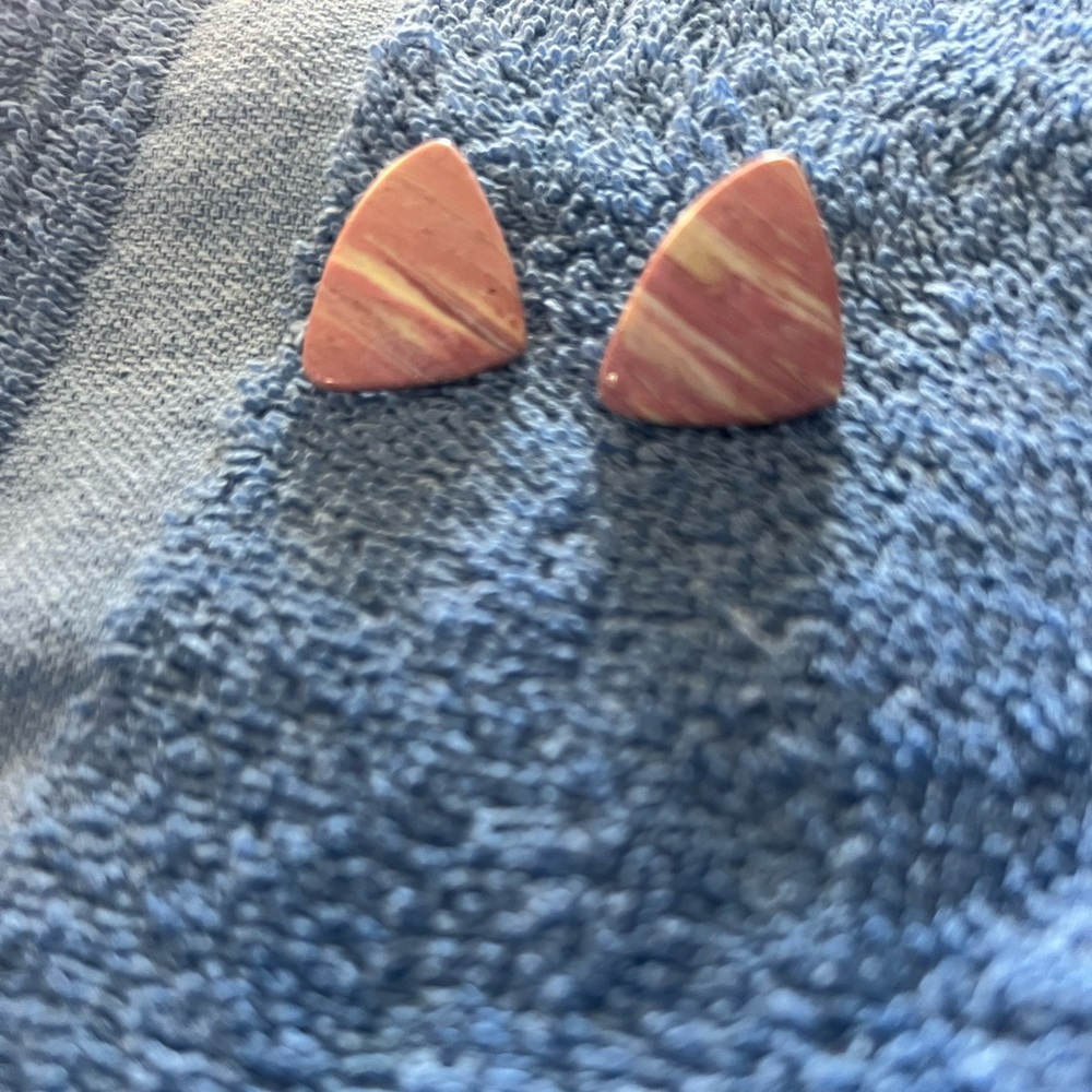 Elegant Pink and Cream Earrings